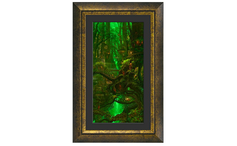 【ふるさと納税】内尾和正 イラスト 『燐光回廊』 絵画 インテリア