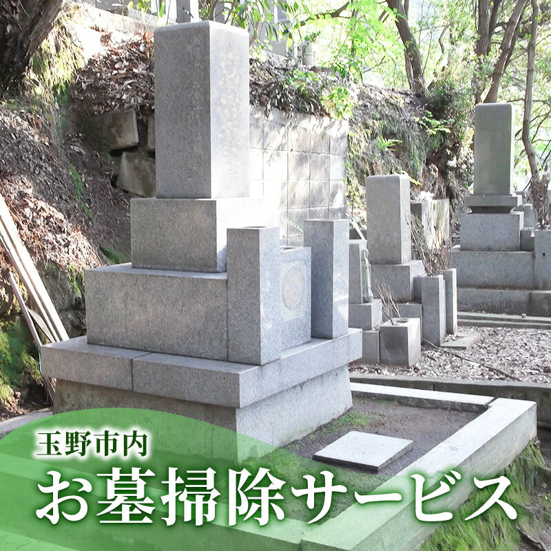 【ふるさと納税】玉野市内 お墓掃除サービス 岡山 玉野市 お墓 掃除 代行 サービス　【玉野市】