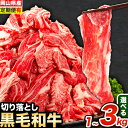 【ふるさと納税】牛肉 肉 黒毛和牛 切り落とし 訳あり 大容量 小分け 1kg～3kg 1パック 250g 選べる【定期便有】《60日以内に出荷予定(..