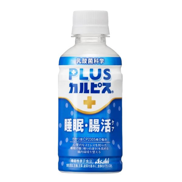 【ふるさと納税】PLUSカルピス 睡眠・腸活ケア 睡眠の質 腸内環境 ストレス緩和 プレミアガセリ菌 CP2305 定期便 3ヶ月 3回配送 200mL 24本 アサヒ 乳酸菌 飲料 健康増進 総社市