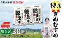 【ふるさと納税】米 定期便 先行予約 特A きぬむすめ 令和6年産 白米 30kg （15kg×2回）選べる 配送月 岡山県産 総社産米【R7年5月・7月配送】