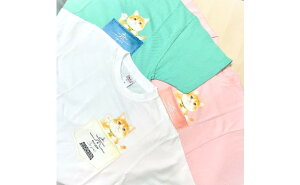 【ふるさと納税】猫城主 さんじゅーろTシャツ（ブルーグリーン） 【 ファッション 猫グッズ 猫T コットン100％ 猫柄 猫好き 普段使い お出かけ 】