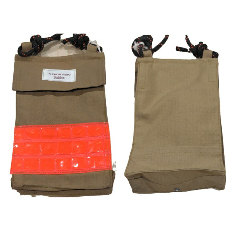 [一点物]高梁市消防本部 消防服リメイクポシェット