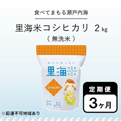 【ふるさと納税】無洗米 定期便 3ヶ月 令和5年産 里海米 