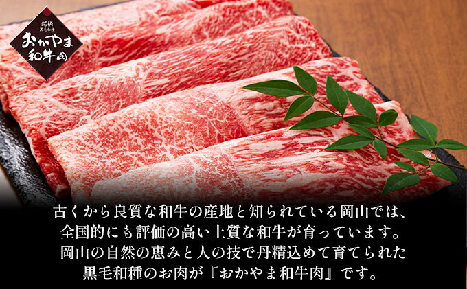 【ふるさと納税】おかやま 和牛肉 A4等級以上 ロース しゃぶしゃぶ 用 約450g 牛 赤身 肉 牛肉 冷凍 お肉 評価 上質 黒毛和種 とろける 霜降り 美味しい f332127-setouchi-10001192 岡山県瀬戸内市 サンプル画像3