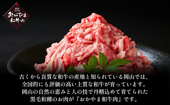 【ふるさと納税】おかやま 和牛肉 A4等級以上 切り落とし 約1.8kg（300g×6パック）牛 赤身 肉 牛肉 お弁当 おかず 冷凍 お肉 評価 上質 黒毛和種 とろける 霜降り 美味しい 小分け f332127-setouchi-10001197 岡山県瀬戸内市 サンプル画像3
