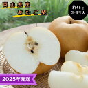 【ふるさと納税】【2025年先行受付】 梨 あたご梨 秀品 約4kg(3〜6玉) 岡山名産 日本一大きな梨 なし ナシ お歳暮 ギフト 御礼 プレゼント 御礼 ...