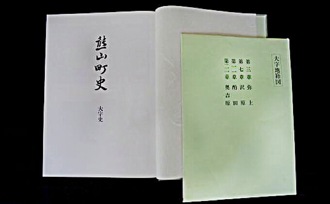 【ふるさと納税】熊山町史「大字史」　【地域のお礼の品 本 資料】