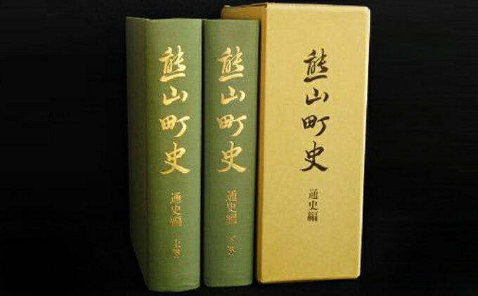 【ふるさと納税】熊山町史「通史編」（上下巻2冊組）　【地域のお礼の品 本 資料】