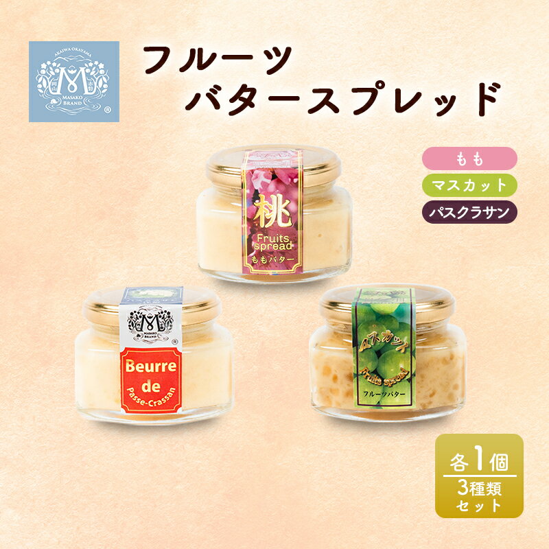 【ふるさと納税】フルーツ バター スプレッド 3種類 セット