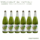 【ふるさと納税】マスカット シロップ 6本(1本710ml) 岡山県 赤磐市産 マスカット ・オブ・ アレキサンドリア 100%使用 加工食品 フルーツ ドリンク 飲み物 ノンアル ジュース ぶどう