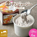 【ふるさと納税】 【ジェラート醍醐桜】 恋するジャージーチョコチップ 6個セット / 岡山 真庭 醍醐桜 極上スイーツ 濃厚 プレゼント 贈答 デザート ギフト ジャージー牛 ミルク ジェラート おやつ チョコレート 冷凍 人気 贅沢 家庭用にも 【配送不可:離島】