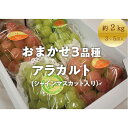 【ふるさと納税】【きよとうファーム】ぶどう3品種詰合せ(シャインマスカット入)3-5房入/計2kg〜(岡山県産)【9月以降順次発送予定】【配送不可地域:離島】ぶ...