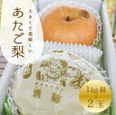 【ふるさと納税】【きよとうファーム】あたご梨 上級品 2玉入(1.0kg級/玉) (岡山県産) 【2025年11月以降より順次発送予定】【KF-C004-01】 / あたご梨 愛宕梨 梨 特選品 上級品 贈り物 御歳暮 果物 くだもの フルーツ 和梨