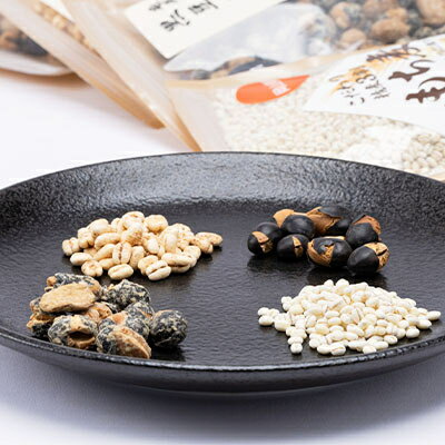 【ふるさと納税】バラエティーセット(もち麦、もち麦黒糖、黒豆黒糖、黒豆ポン)【1275875】