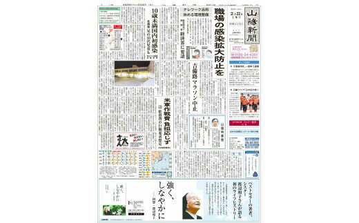 【ふるさと納税】山陽新聞　赤ちゃん新聞（シンプル記事）