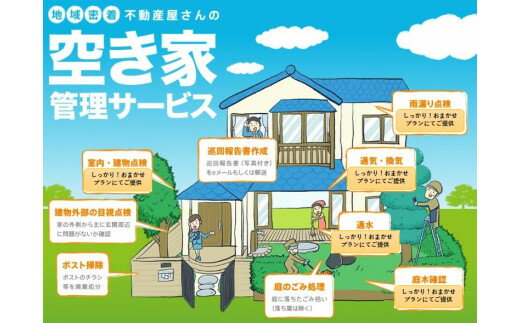 21位! 口コミ数「0件」評価「0」空き家管理サービス　気軽に！お任せプラン（3か月分）