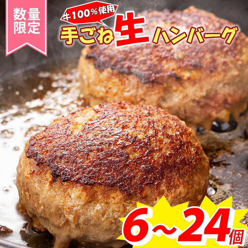 数量限定 牛100% 150g 肉汁溢れる 手ごね生ハンバーグ 特大 150g × 6個 16個 20個 24個 選べる企画 / ミンチ2度挽きやわらか ハンバーグステーキ 牛肉100% 豪州産 国産牛 黒毛和牛入り 湯煎 冷凍 本格レストランのスパイス配合 / [楽天限定]