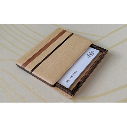 木製 寄木 名刺入れ・カードケース 【A】 【工芸品・民芸品・雑貨・日用品】