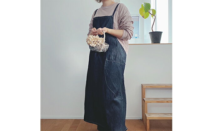超目玉 ふるさと納税 児島デニム おとなの ロングエプロン ファッション 雑貨 日用品 ロングエプロン エプロン デニム 岡山県里庄町 Www Hermasunani Com