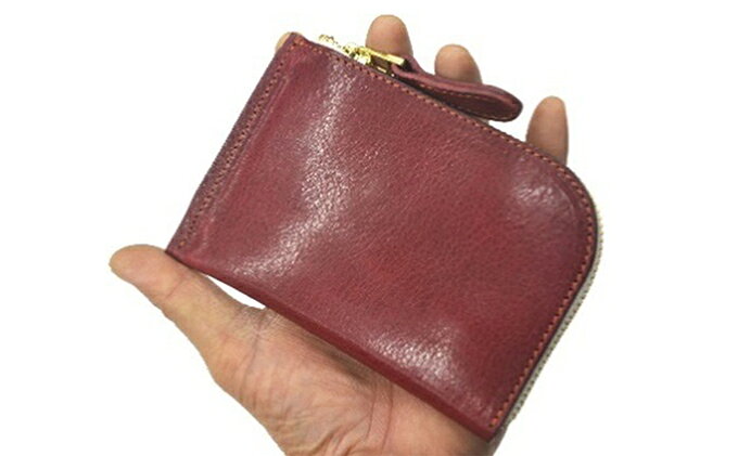 【ふるさと納税】革工房Manly L型ショートウォレット ブラウン ファッション ファッション小物 財布 　お届け：準備でき次第、順次発送いたします。※お申込・生産状況によってはお時間をいただく場合がございます。
