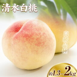 【ふるさと納税】【2026年発送先行予約】清水白桃 8玉 5玉 約2kg 1.3kg 選べる内容量 晴れの国おかやま館《2026年7月下旬-8月上旬頃出荷》 白桃 フルーツ 果物 岡山県 矢掛町 桃 モモ もも 送料無料
