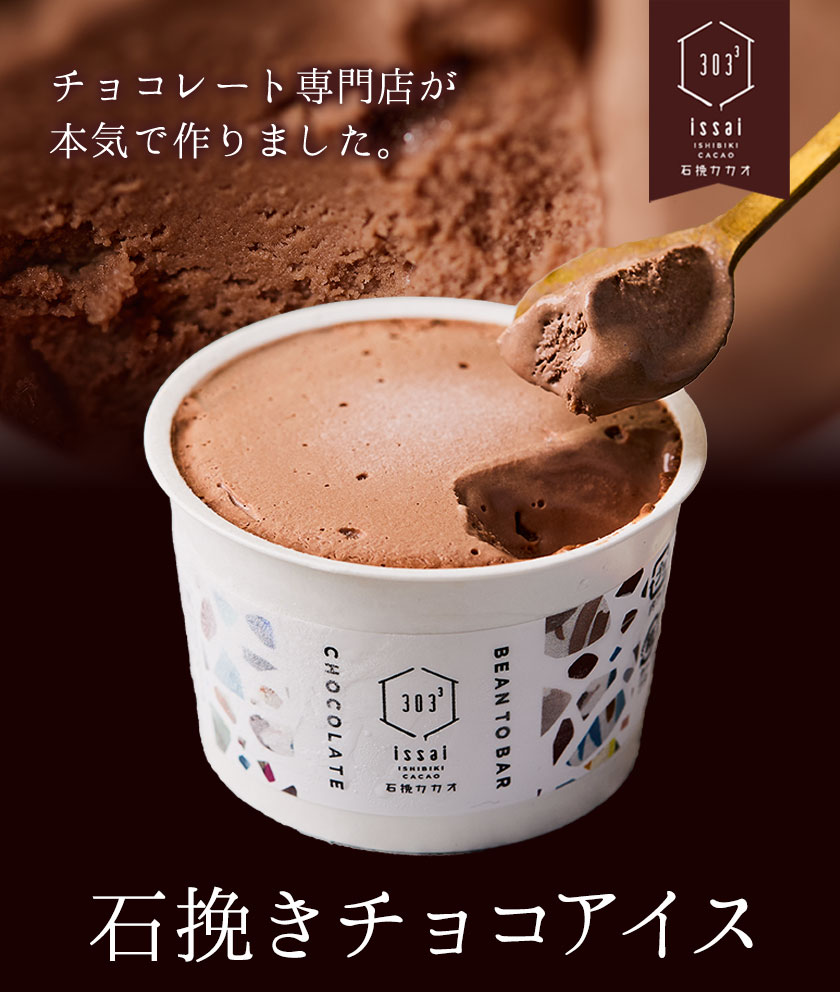 【ふるさと納税】石挽きチョコアイス 選べる Sサイズ 6個 Lサイズ 12個 石挽カカオissai 岡山県矢掛町 チョコレート スイーツ デザート アイス《30日以内に出荷予定(土日祝除く)》