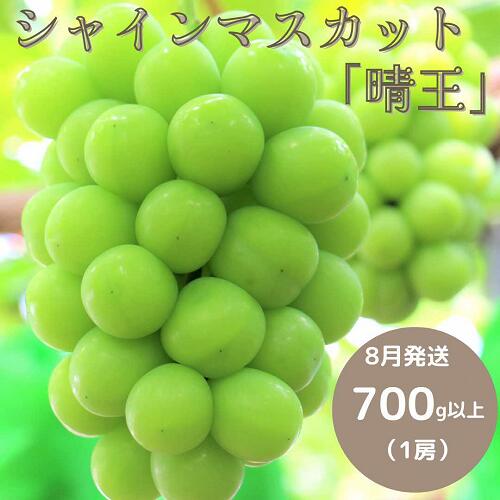 【ふるさと納税】岡山県 勝央町産 シャインマスカット 700g以上 (1房)_【8月発送】_A10