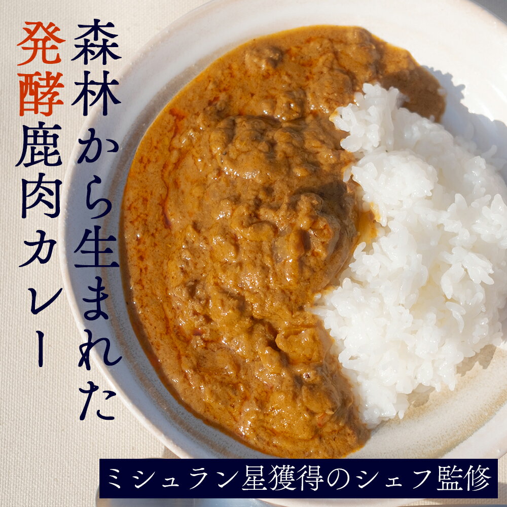 【ふるさと納税】【3回定期便】【鹿革をあしらったランチョンマット付き(2つ)】Sustainable SIKA カレー 2食 A-MT-B03A