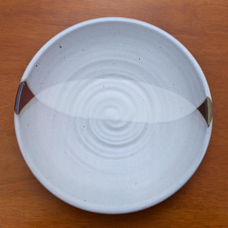 【ふるさと納税】若杉窯 大皿/直径30cm×高さ4.5cm W-ww-146A