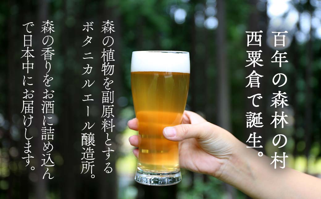 【ふるさと納税】クラフトビール【ボタニカルエール3種＆定番】×12本セット_西粟倉ヒノキ醸造所 Q-MQ-A10A 3