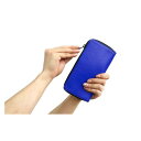 【ふるさと納税】「千菱」 ラウンドラウンド長財布 /ブルー M024