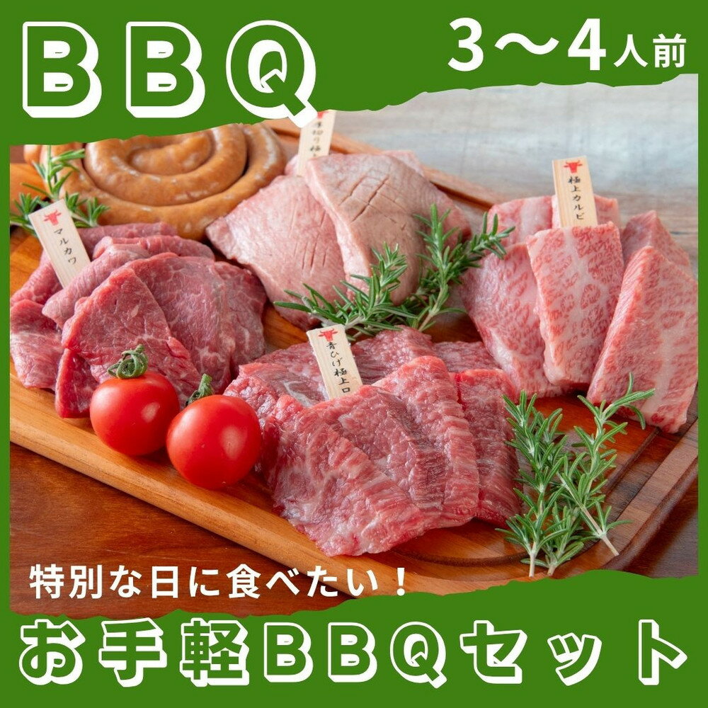 広島牛お手軽BBQセット 3〜4人前