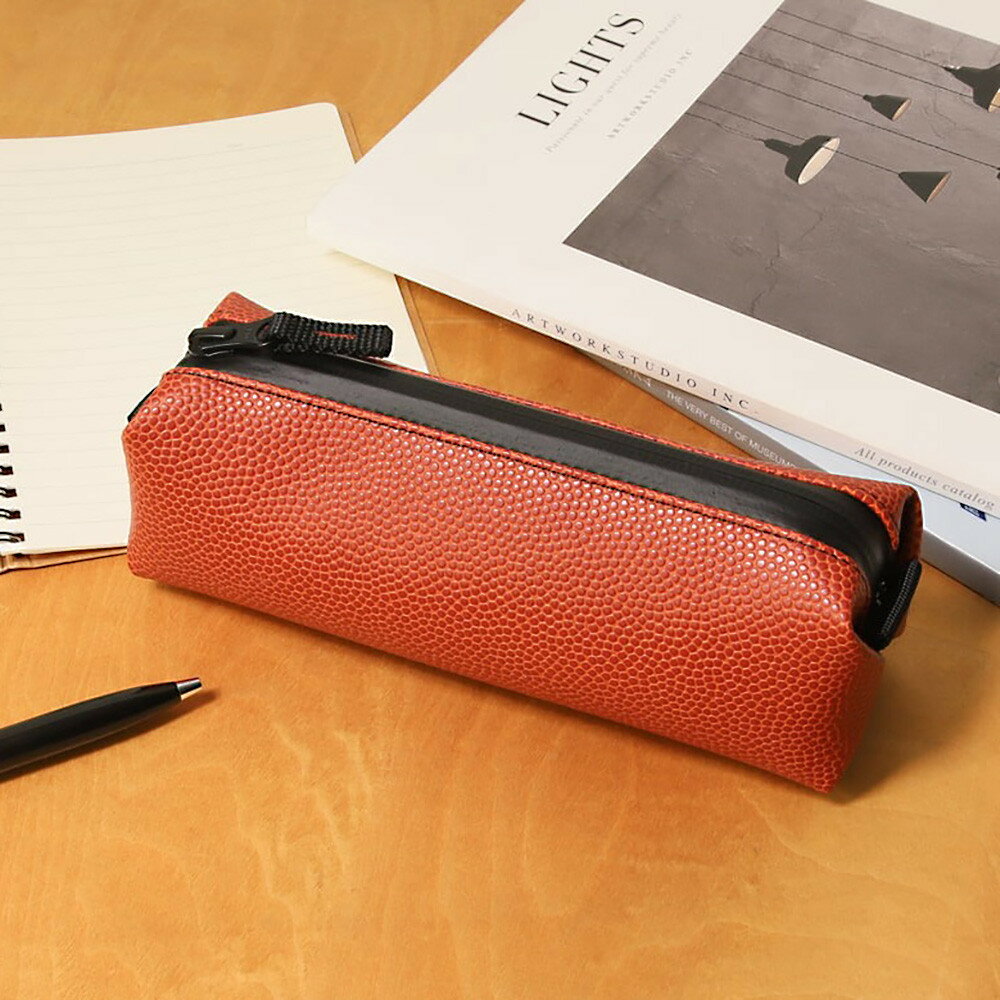 【ふるさと納税】ペンケース/ブラウン M116