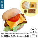 【ふるさと納税】 呉海自 がんす バーガー 手作り セット (5個入り)