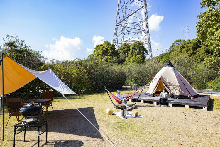 【ふるさと納税】1日1組限定！【うさぎ島】おしゃれな手ぶらでキャンプ （広島牛BBQ・スウェーデントーチ付き）ペア宿泊券（28,000円相当）その2