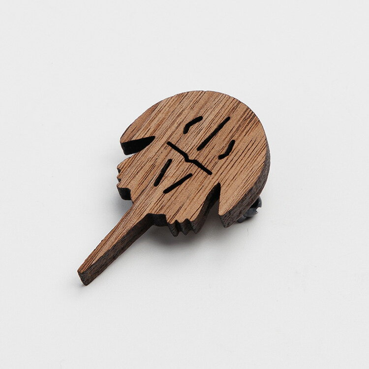 【ふるさと納税】【選べる個数】ブローチ　オジゾークリエイト　カブトガニブローチ 1個・2個・3個・4個 ｜ 数が選べる 手作り 木製 ブローチ アクセサリー