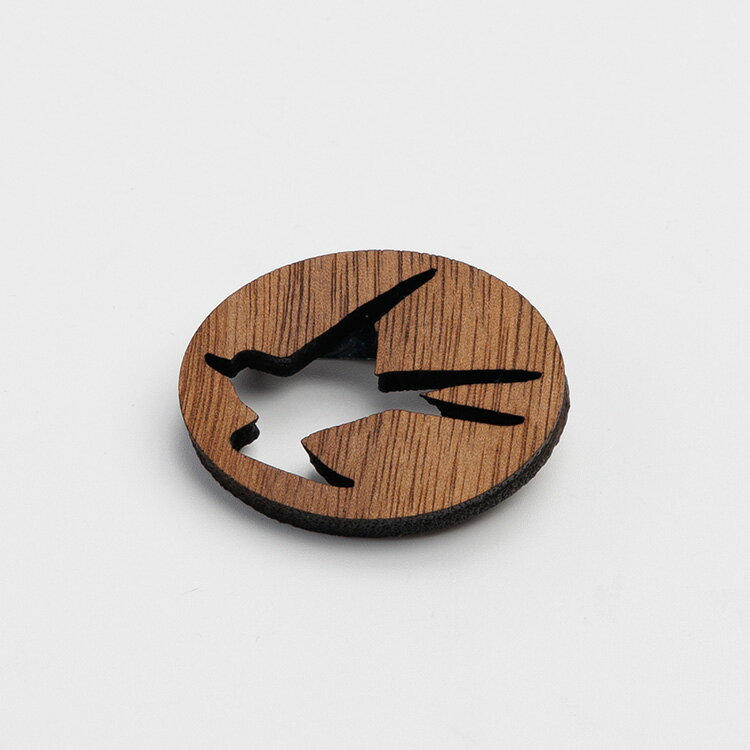 【ふるさと納税】【選べる個数】ブローチ　オジゾークリエイト　つばめブローチ 1個・2個・3個・4個 ｜ 数が選べる 手作り 木製 ブローチ アクセサリー