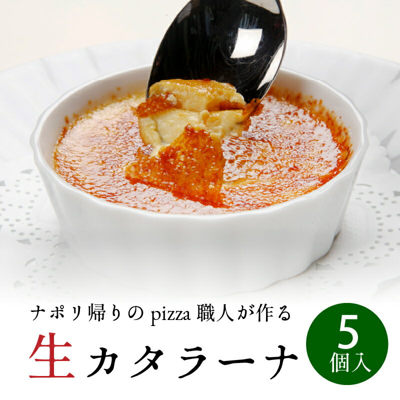 生カタラーナ 5個セット カスタード プリン アイスケーキ 濃厚 スイーツ プレーン 冷凍 お取り寄せ ギフト 028012