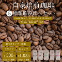 【ふるさと納税】選べる!タイプ・容量【 自家焙煎 コーヒー】 飲み比べセット 珈琲 ブレンド コーヒー豆 コーヒー粉 粉コーヒー 194003-r(4)