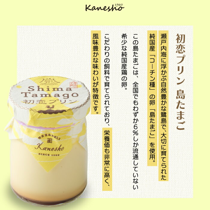 【ふるさと納税】広島みはらプリン 3種類 6個セット たこのプディング・サレ　塩味の神明鶏のプディング・サレ　島たまごプリン かねしょう スイーツ デザート 洋菓子 おやつ お菓子 菓子 ギフト 010004