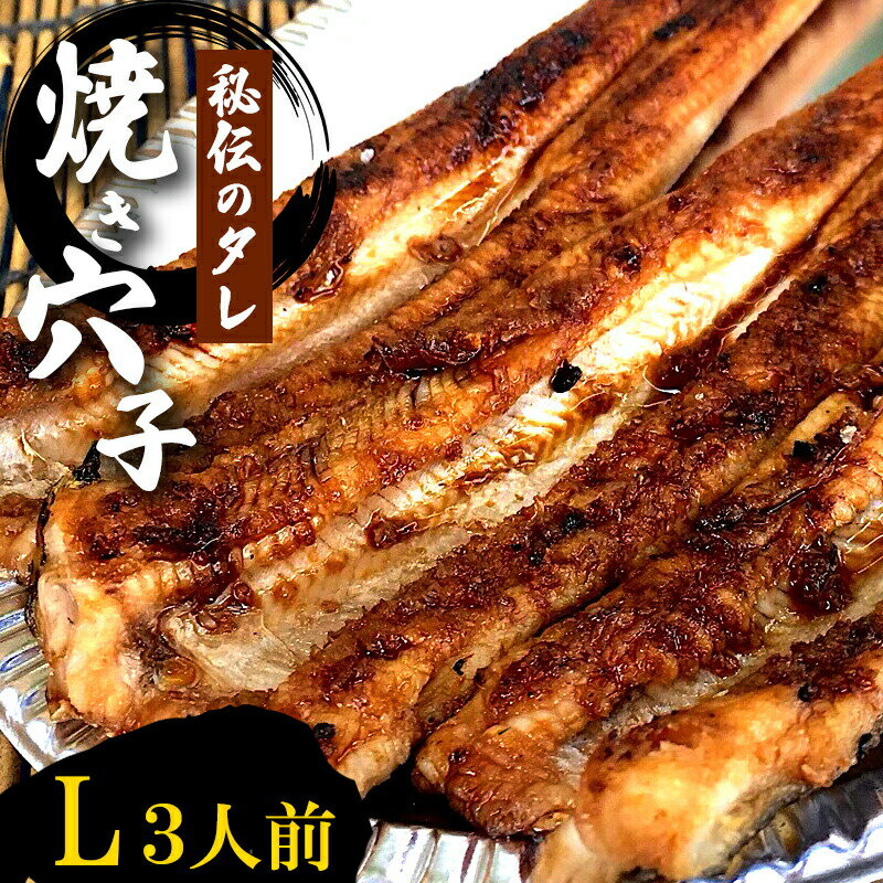 【ふるさと納税】秘伝タレ！瀬戸内の新鮮焼き穴子　アナゴ（L）3人前 広島 三原 鮮魚細井　【焼き穴子 アナゴ 穴子 3人前】のサムネイル