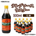 20位! 口コミ数「0件」評価「0」テングソースウスター　500mL×12 広島 三原 中間醸造 串カツ とんかつ 揚げ物 カレー　【調味料 ウスター ウスターソース】