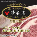 【ふるさと納税】清麻呂牛 ロース テキ肉 約540g 約180g 3枚 岡山市場発F1 牛肉 【 お肉 牛肉 ロース テキ肉 清麻呂 ステーキ 冷凍 広島県 赤身 霜降り 】 お届け：お品の発送までには2週間～3…