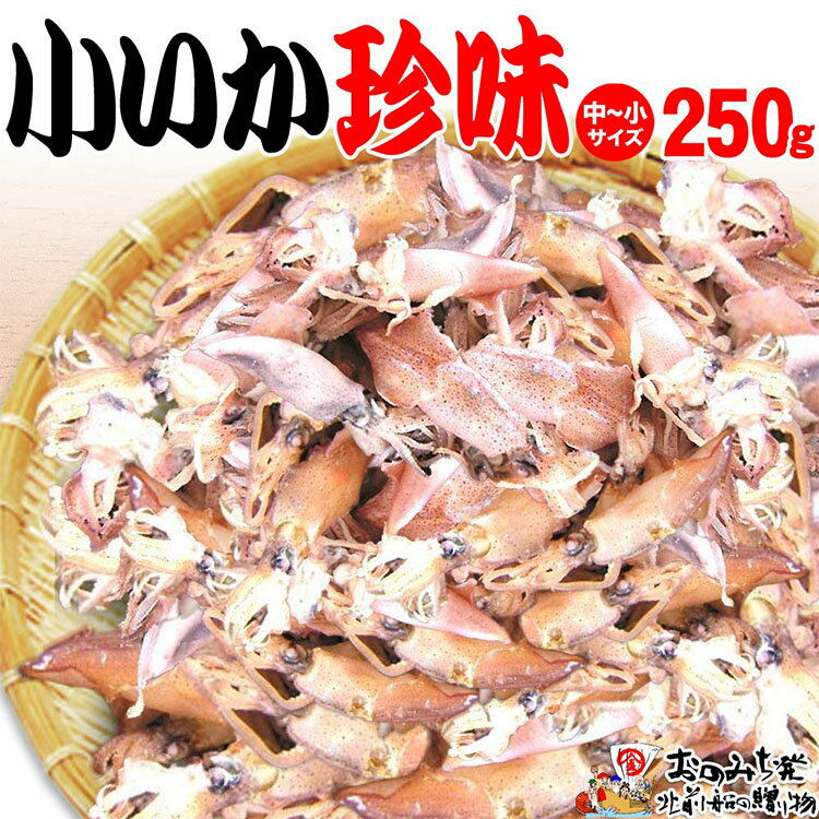 【ふるさと納税】【中小 250g】小いか珍味　国産無添加広島