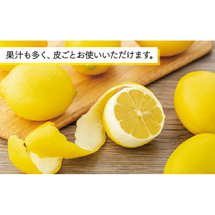 【ふるさと納税】【20箱限定】皮まで美味しい無農薬レモン 約3kg | 柑橘 果物 フルーツ 送料無料 人気 おすすめ 瀬戸内 広島県 尾道市