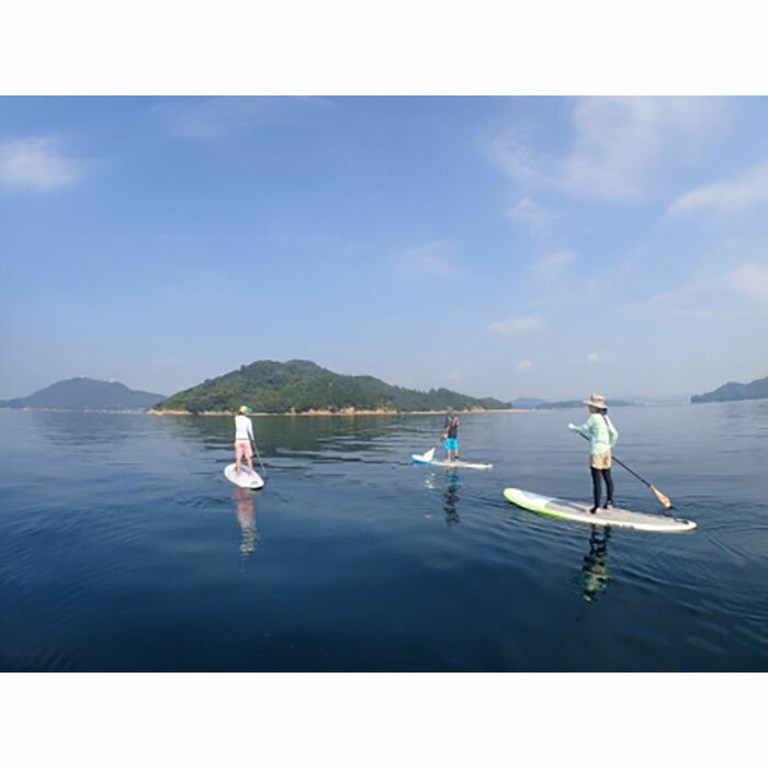 【ふるさと納税】初心者におすすめ！尾道の離島・百島でSUPに挑戦! 半日コース