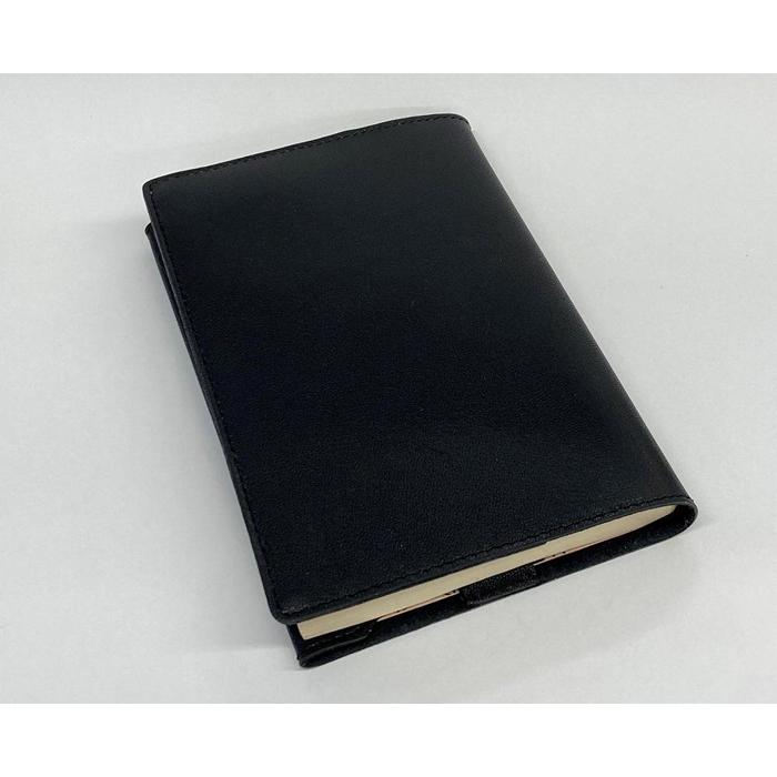 【ふるさと納税】革工房いんのしま山羊革(ゴート)ブックカバー文庫本サイズ(色:ブラック) | レザー 小物 ギフト 贈り物 プレゼント 送料無料 人気 おすすめ...