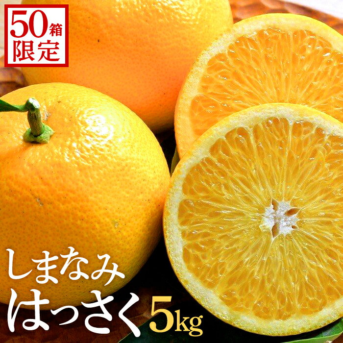 【ふるさと納税】限定100箱！しまなみはっさく（八朔）5kg（尾道市因島・生口島産）のサムネイル