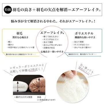【ふるさと納税】首、肩をふんわりサポート!洗える『まくら』〈M〉人工羽毛「エシカルダウン」使用 F21L-587